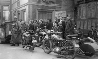Tyske soldater i Helligkorsgade i Kolding