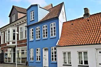 denmark, special castle, old town houses